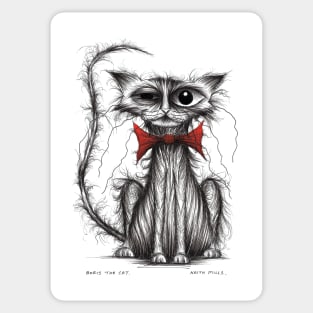 Boris the cat Sticker